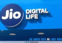 Jio adds 85 lakh subscribers in December