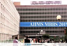 AIIMS MBBS 2019 Dates