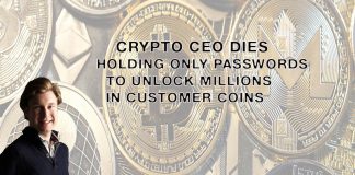 Crypto Exchange Founder dies with password