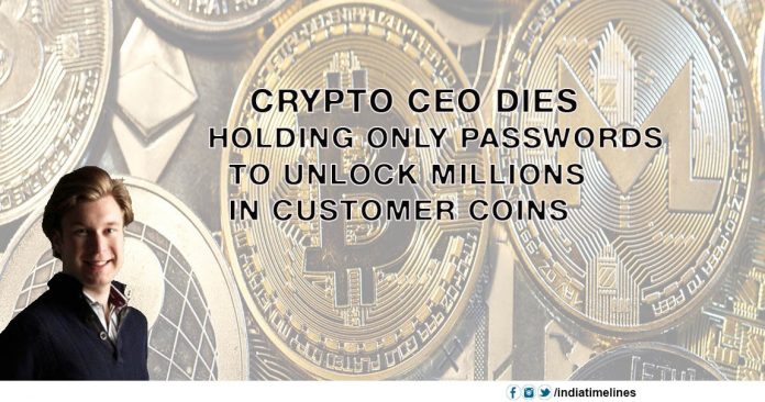 Crypto Exchange Founder dies with password