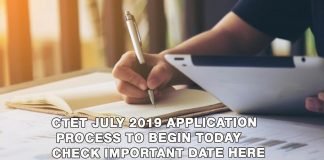 CBSE CTET 2019 July notification