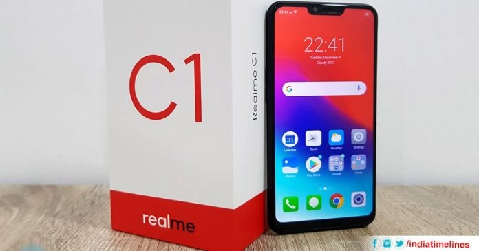 Realme C1 2019 sale starts at noon today