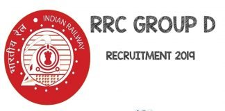 RRC Recruitment Group D 2019