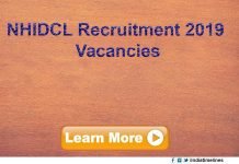 NHIDCL Recruitment 2019