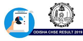 Odisha CHSE Result 2019