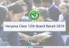 Haryana 12th Result 2019 Name Wise