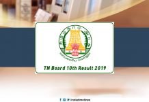 TN Board SSLC 10th Result 2019