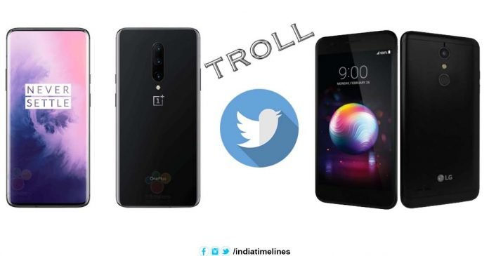 Xiaomi trolls OnePlus 7 Pro on twitter