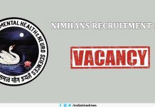 NIMHANS Nursing Officer Recruitment 2019