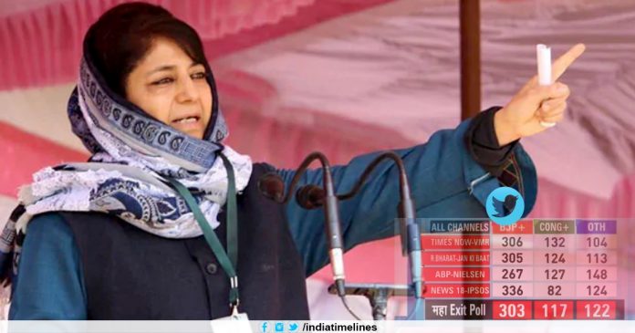 Mehbooba Mufti Tweet About Exit Poll Results