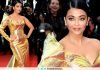 Aishwarya Rai Bachchan Appearing In the Golden Mermaid Gown