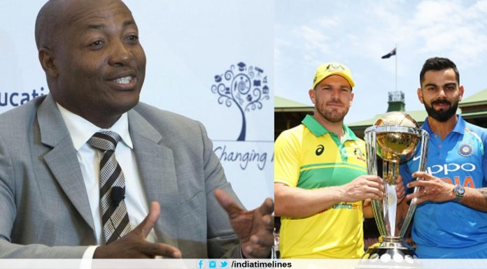 Brian Lara picks India as favourites to win World Cup 2019 title