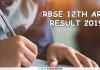 RBSE 12th Arts Result 2019