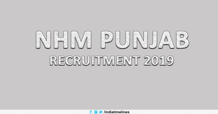 NHM Punjab Recruitment 2019