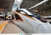 Superfast bullet train that run with the speed of airplane