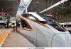 Superfast bullet train that run with the speed of airplane