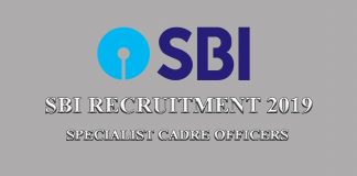SBI Application Form 2019-20