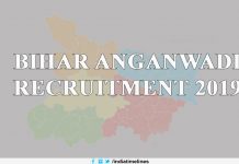 Bihar Anganwadi Recruitment 2019