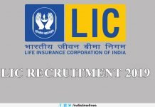 LIC Recruitment 2019