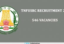 TNFUSRC Recruitment 2019