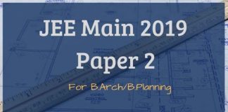 JEE Main Paper 2 Result 2019