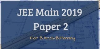 JEE Main Paper 2 Result 2019