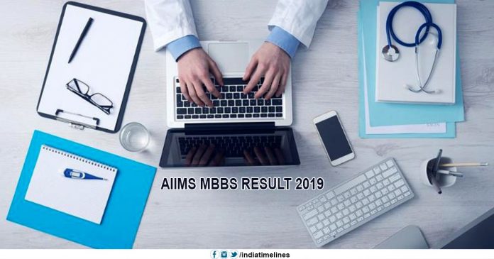 AIIMS MBBS Result 2019