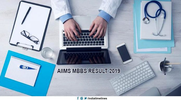 AIIMS MBBS Result 2019