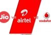 JIO is giving tough Fight to Airtel and Vodafone