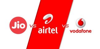 JIO is giving tough Fight to Airtel and Vodafone