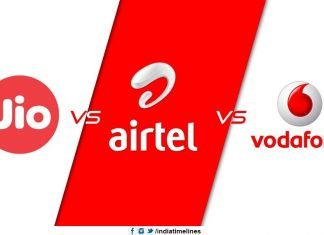 JIO is giving tough Fight to Airtel and Vodafone