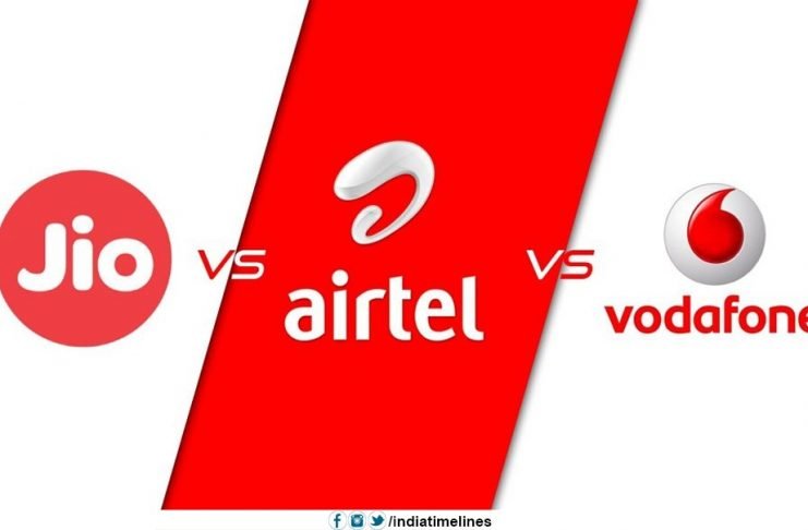 JIO is giving tough Fight to Airtel and Vodafone