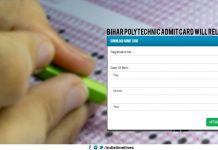 Bihar Polytechnic Admit Card 2019