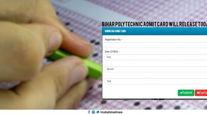 Bihar Polytechnic Admit Card 2019