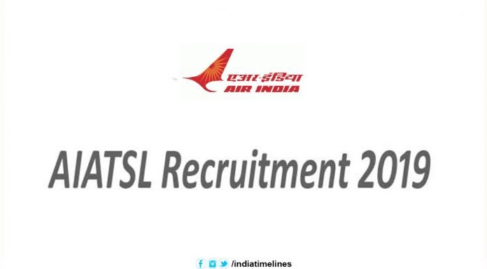 AIATSL Recruitment 2019