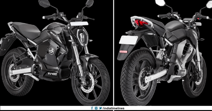 Revolt Unveils the RV 400 Electric Motorcycle in India