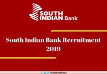 South Indian Bank Recruitment 2019