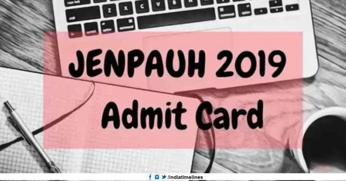 WB JENPAUH Admit Card 2019 Download