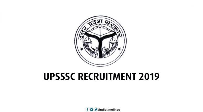 UPSSSC Recruitment 2019