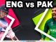 England vs Pakistan Live Score