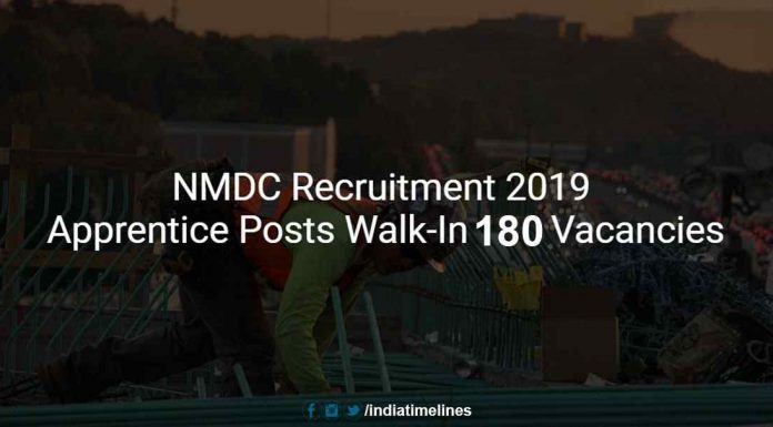 NMDC Recruitment 2019