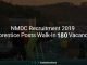 NMDC Recruitment 2019