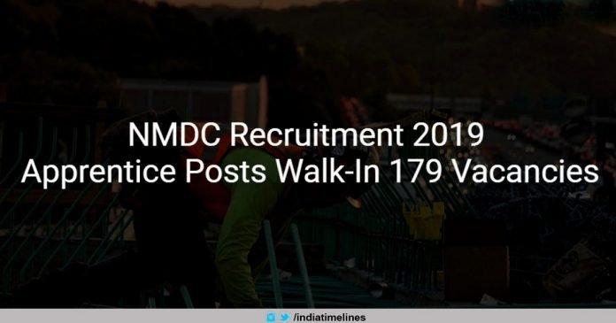 NMDC Recruitment 2019 Walk-In