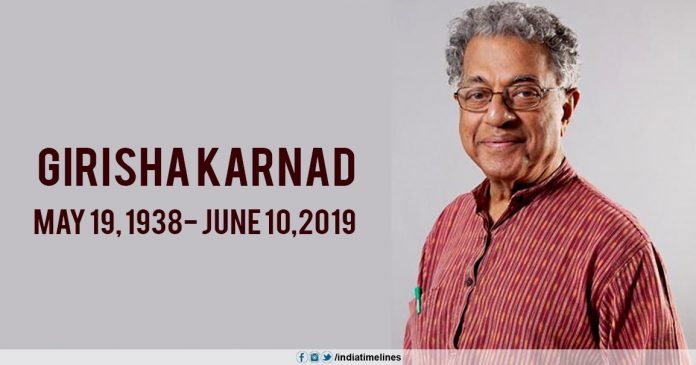 Girish Karnad dies at 81