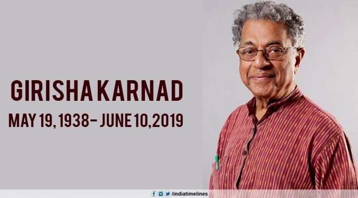 Girish Karnad dies at 81