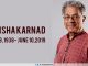 Girish Karnad dies at 81