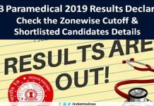 RRB Paramedical 2019 Result Announced