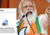 Facebook blocked hashtag calling for Narendra Modi