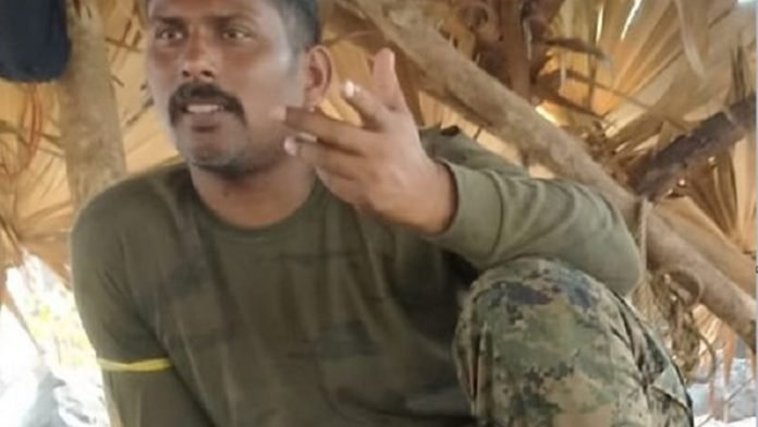 CRPF jawan in the possession of Naxalites CRPF jawan in the possession of Naxalites