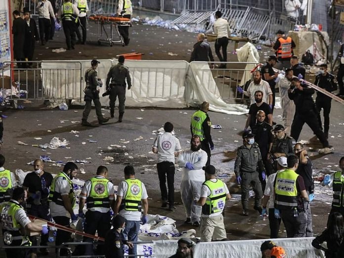 Stampedes during religious worship of Jews in Israel Stampedes during religious worship of Jews in Israel